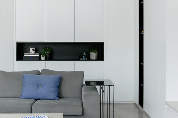 open-plan living space design