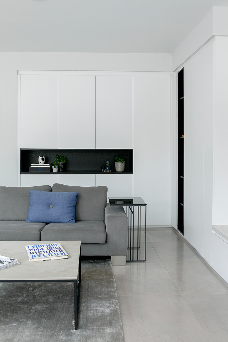 open-plan living space design