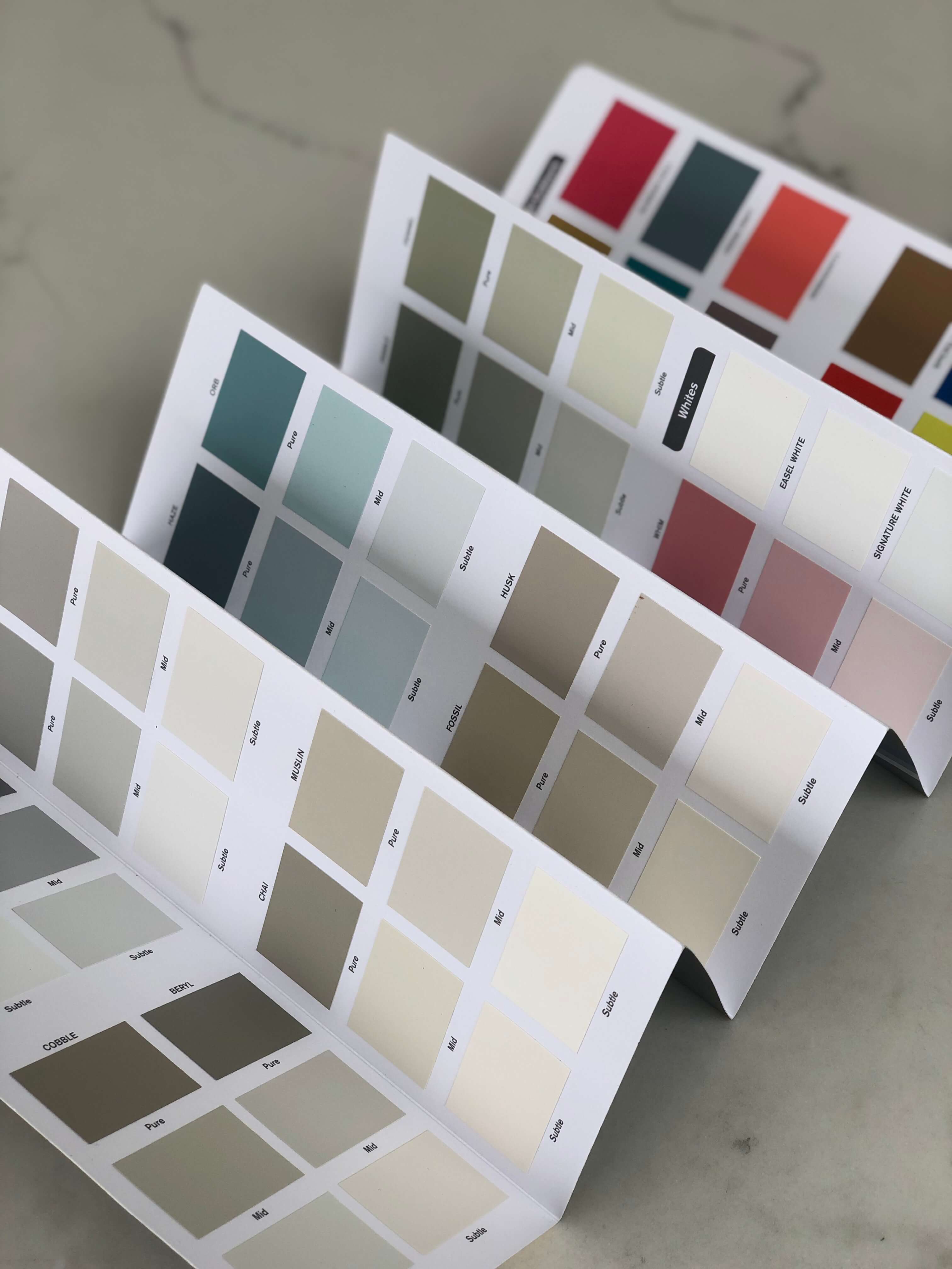 Signature collection by Denise O’Connor for Dulux