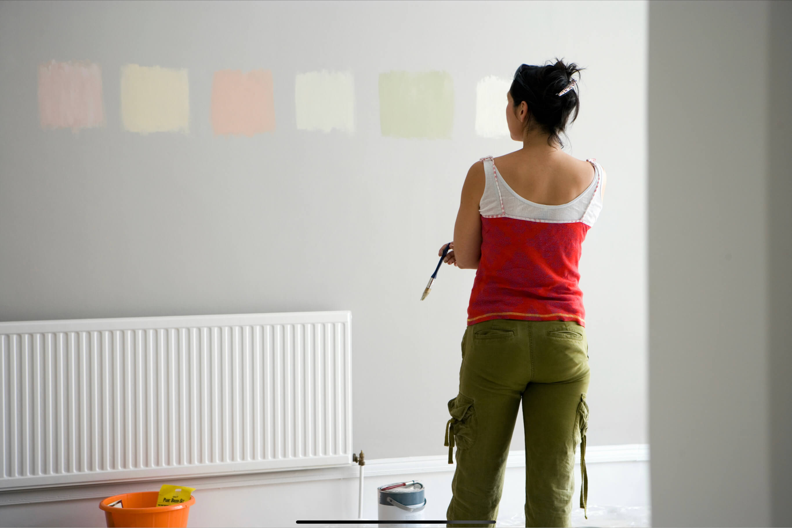 Pick paint colours